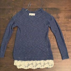 Navy sweater